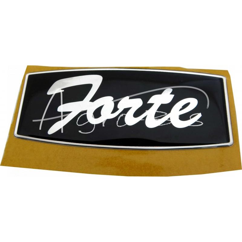 5 vnt - Forte ženklas, iškilios raidės - FORTE