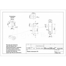 5 vnt - Universali šakė FI-8 - HAN01790