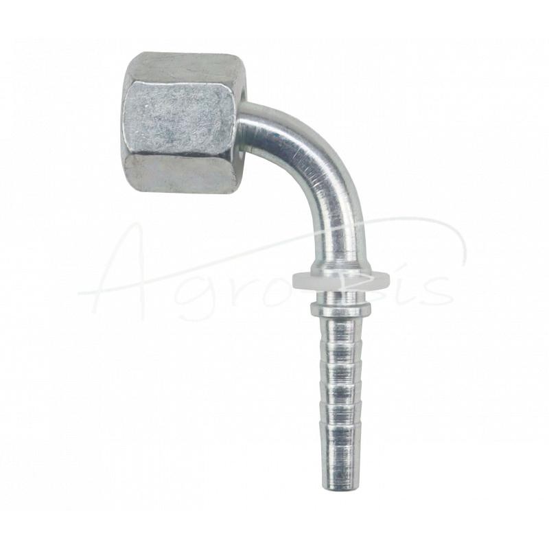 5 vnt - Hidraulinis antgalis DKJ 90° DN06 9/16" UNF Premium HYDRAL - DKJ90DN06G9/16H