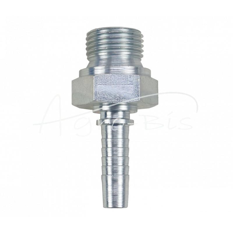 5 vnt - Hidraulinės jungties antgalis AGR DN10 1/2" BSP S22 Premium HYDRAL - AGRDN10G1/2H