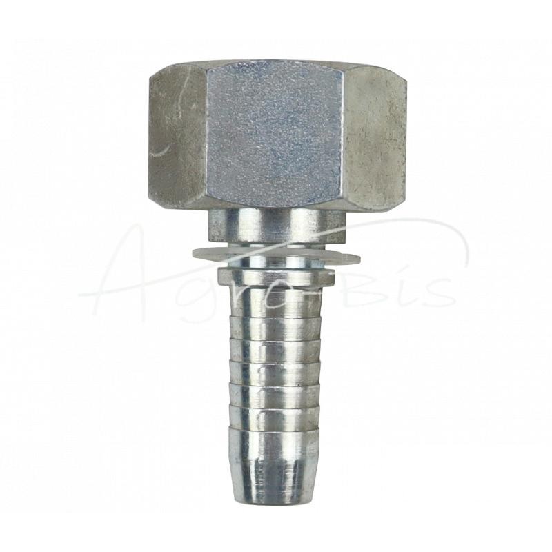 5 vnt - Hidraulinė jungtis - DKOL DN12 M27X2 18L antgalis - DLDN1218L27X2