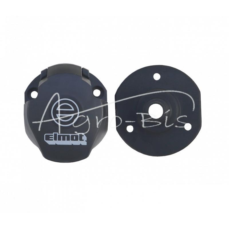 5 vnt - 7 polių 12/24 V plastikinis elektros lizdas su dangteliu ELMOT - G7OSEL