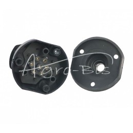 5 vnt - 7 polių 12/24 V plastikinis elektros lizdas su dangteliu ELMOT - G7OSEL