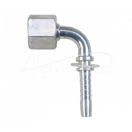 5 vnt - Hidraulinė jungtis DKOS 90° DN06 08S M16x1.5 sunki Premium HYDRAL - DKOS90DN06M16x1.5H