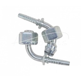 5 vnt - Užlenktas metrinis kampinis sriegis DKOL 90° DN06 12L M18x1.5 Premium HYDRAL - DKOL90DN06M18x1.5H