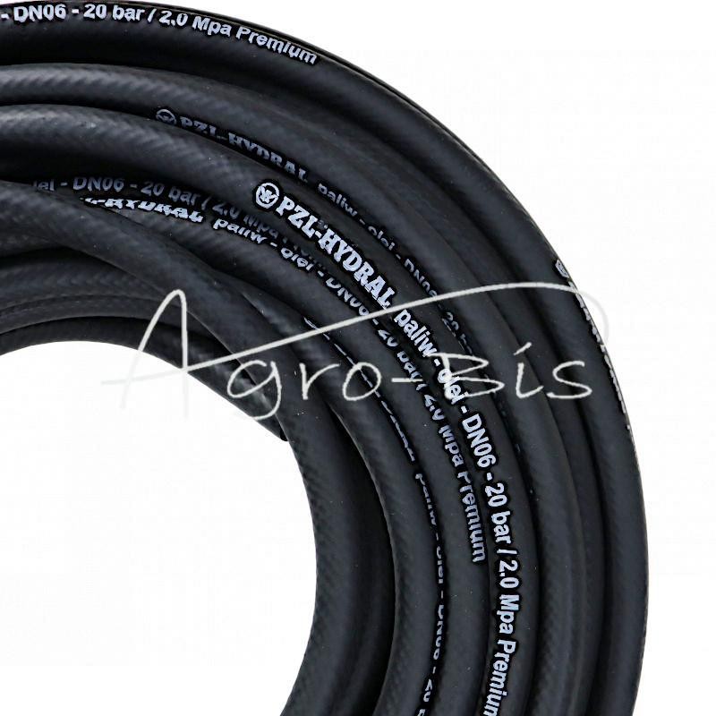 5 vnt - Kuro žarna DN06 FI-6.3 20 bar 2.0 Mpa Premium HYDRAL parduodama metrais - 06BEN20H/