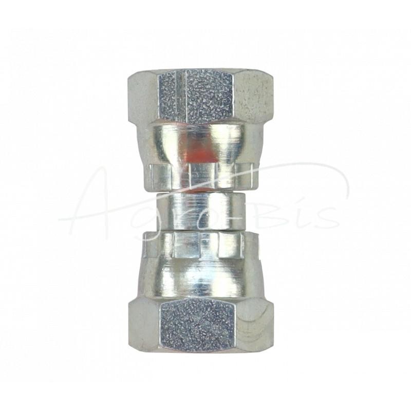 5 vnt - Hidraulinė jungtis - tiesi, moteriška AA jungtis, M12x1.5 - M12x1.5 6L/6L seno tipo kūgiai be O žiedo - HS226