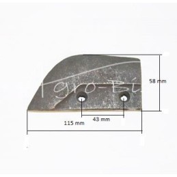 5 vnt - Mažas noragėlio antgalis Poznanės sėjamajai, Famarol - 302308002