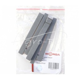 5 vnt - Nosies pleištas 10x8x80 DIN6887 plienas C45 MORGA - 10x8x80NM