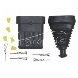 5 vnt - AMP superseal jungtis 5 dalių - Premium ELMOT hermetiškas lizdas - ZS5GPEL