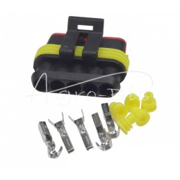 5 vnt - AMP „Superseal“ jungtis, 5 dalių - aukščiausios kokybės ELMOT hermetiškas kištukas - ZS5WPEL