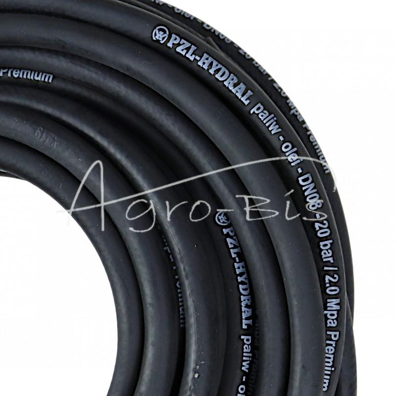 5 vnt - Kuro žarna DN08 FI-8 20 bar 2.0 Mpa 20m Premium HYDRAL - 08BEN20H