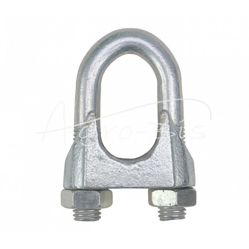 5 vnt - Plieno virvės spaustukas 26 mm - ZLS-26