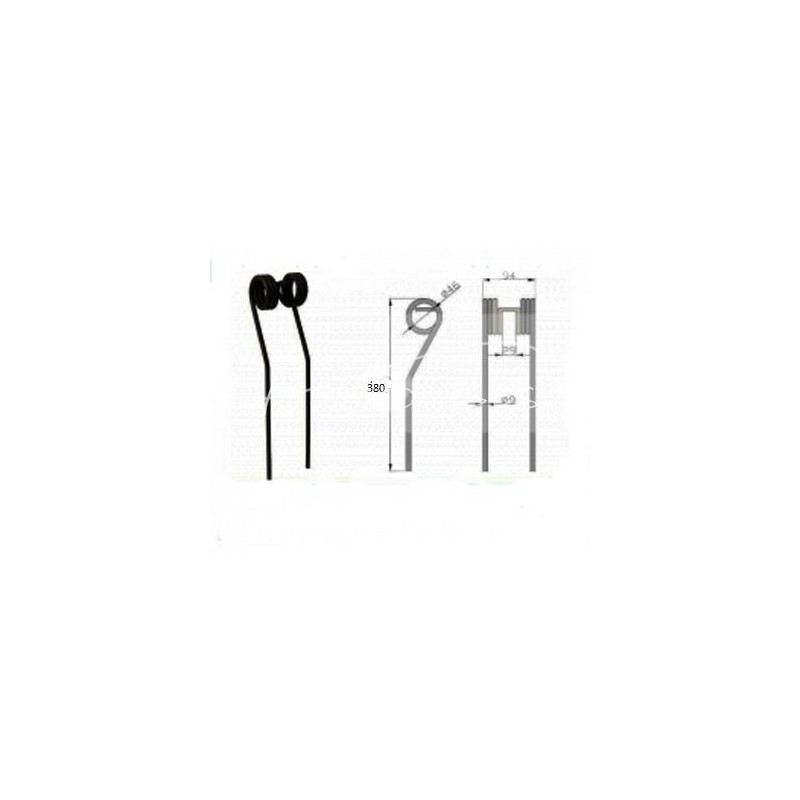 5 vnt - JAR-MET 552502004/0, Z525 lenkiško rotacinio vartytuvo pirštas - 526002042/J