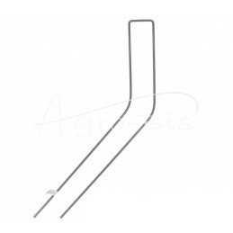 5 vnt - CLAAS WS280 grėblio-vartytuvo pradalgės prispaudimo pirštas yra nudažytas milteliniu būdu MORGA - 9021111M