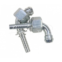 5 vnt - Hidraulinis antgalis DKR 90° DN08 3/8" Premium HYDRAL - DKR90DN08G3/8H