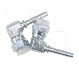 5 vnt - Hidraulinis antgalis DKR 90° DN06 1/4" kompaktiškas kaltas Premium HYDRAL - DKR90DN06G1/4KH