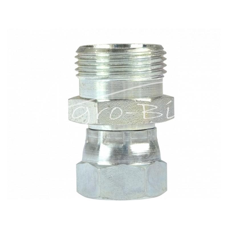 5 vnt - Hidraulinė jungtis - tiesi AB M16x1.5 - M22x1.5 10L/15L seno tipo kūgis be O žiedo - HS128