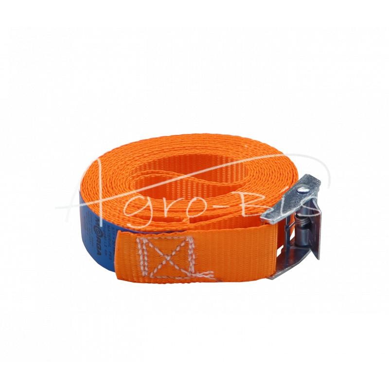 5 vnt - Transportavimo diržas su savaime užsifiksuojančia sagtimi 250 kg, diržo plotis 25 mm, ilgis 4 m MORGA - PT400KG4M25M