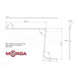 5 vnt - „Acrobat“, „HKX“, „Sprinter Vicon“ žvaigždės formos grėblio virbalai, dažyti milteliniu būdu MORGA - 90092611M