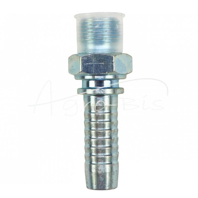 5 vnt - Hidraulinės jungties antgalis AGR DN13 3/8" BSP S19 HYDRAL - AGRDN12G3/8SH