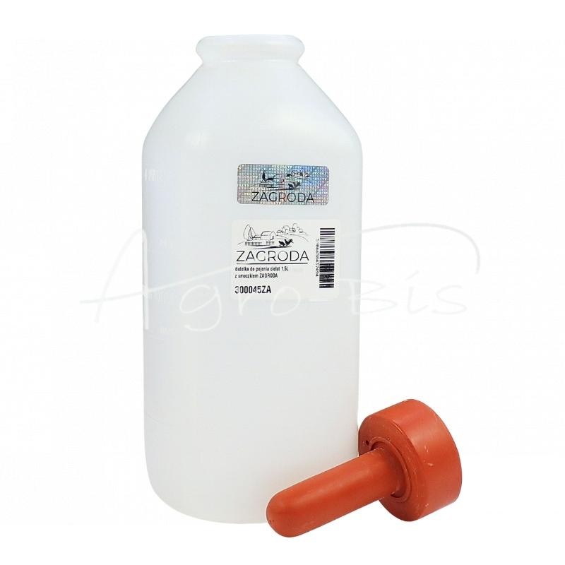 5 vnt - 1,5 l veršelių maitinimo buteliukas su žinduku ZAGRODA - 300045ZA
