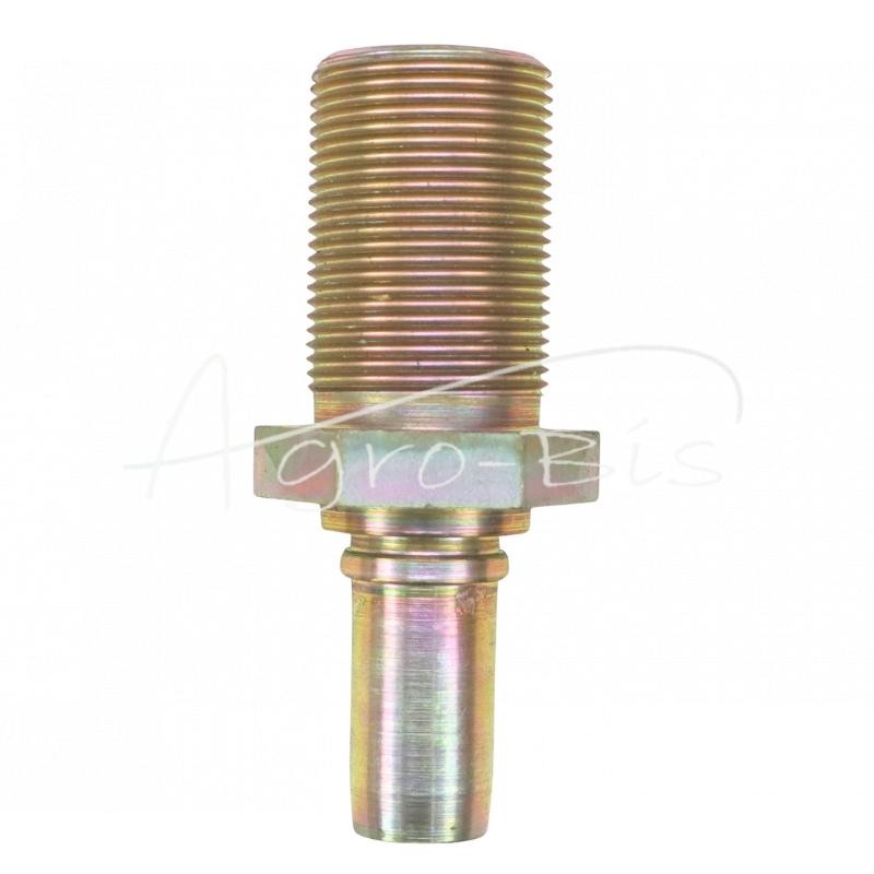 5 vnt - Gofruotas PTFE tefloninis žarnos antgalis DN15, B tipo M26x1.5, sunkvežimių žarnos PZL-Hydral - 64