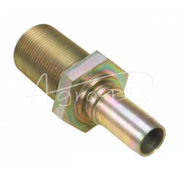 5 vnt - Gofruotas PTFE tefloninis žarnos antgalis DN15, B tipo M26x1.5, sunkvežimių žarnos PZL-Hydral - 64