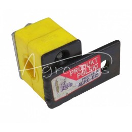 5 vnt - Vienas polipropileno laikiklis vamzdžiams ir kabeliams, 15 mm skersmens, komplektuojamas su šešiakampiais varžtais - HAN