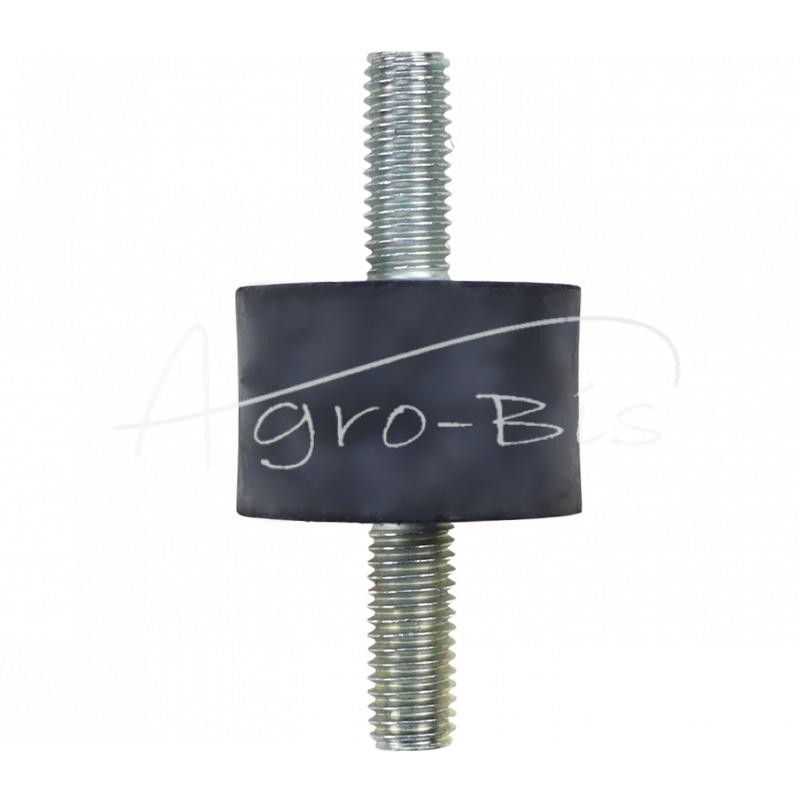 5 vnt - Guminis-metalinis bamperis 30x20 M8 dviejų varžtų bamperis - wP30x20