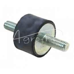 5 vnt - Guminis-metalinis bamperis 30x20 M8 dviejų varžtų bamperis - wP30x20