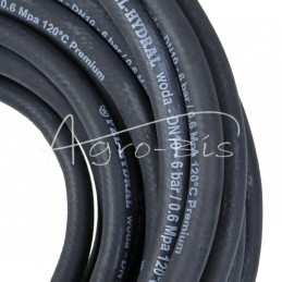 5 vnt - Aušinimo ir karšto vandens žarna - EPDM DN10 - 6 bar / 0,6 MPa 120°C - Premium HYDRAL, parduodama metrais - 10UCH20H/