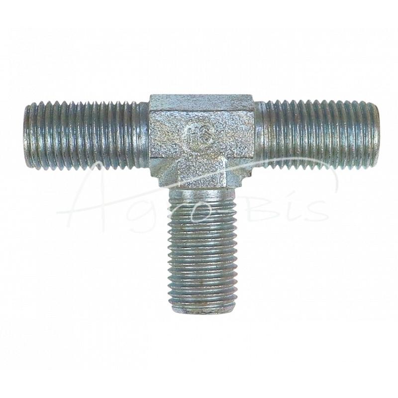 5 vnt - Hidraulinės jungties T formos jungtis M14/14/14 - KZT06