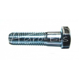 5 vnt - Šešiakampė galvutė, dalinis sriegis M12x60, 5.8 klasė, DIN931, baltai cinkuotas - M12*60