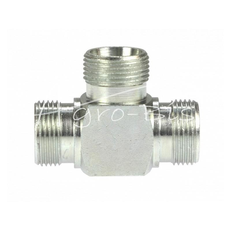 5 vnt - Hidraulinės jungties trišakis M22x1.5 15L - HS42