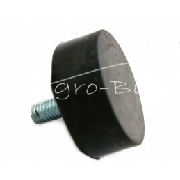 5 vnt - Universalus guminis bamperis 40X15, vienas varžtas M8, 40 H-15 - ODB40X15