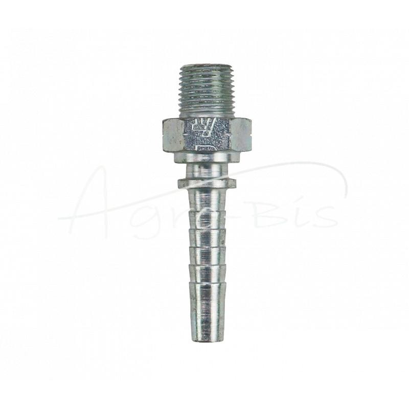 5 vnt - Hidraulinė jungtis - AGN DN6 antgalis, NPTF 1/8" išorinis sriegis - 6077.0306