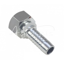 5 vnt - Užlenktas metrinis tiesus vidinis sriegis DKOL DN16 18L M27x2 Premium HYDRAL - DKOLDN16M27x2H