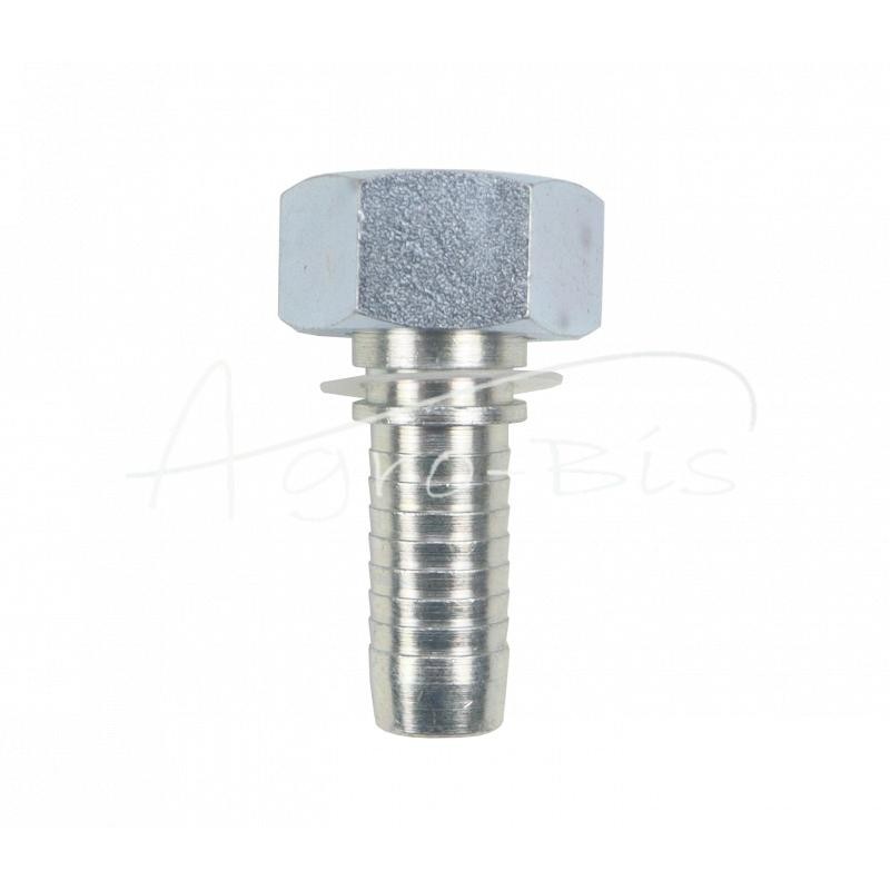 5 vnt - Užlenktas metrinis tiesus vidinis sriegis DKOL DN16 18L M27x1.5 Premium HYDRAL - DKOLDN16M27x1,5H