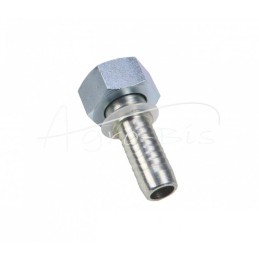 5 vnt - Užlenktas metrinis tiesus vidinis sriegis DKOL DN16 18L M27x1.5 Premium HYDRAL - DKOLDN16M27x1,5H