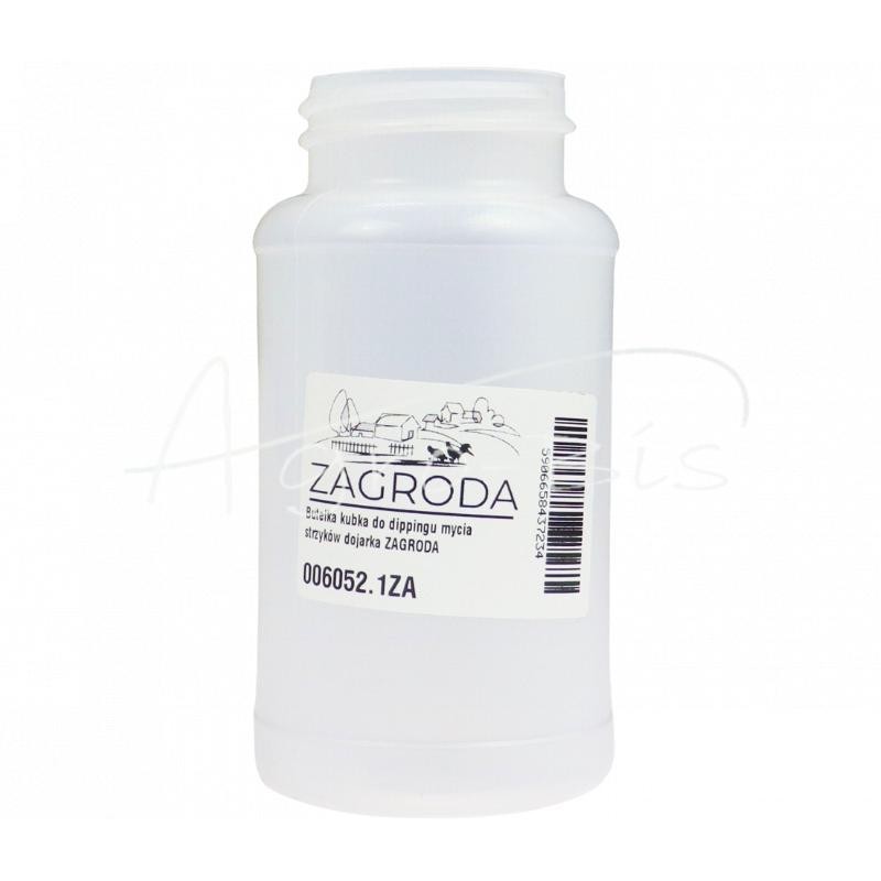 5 vnt - Spenių plovimo melžimo aparato ZAGRODA mirkymo puodelio butelis - 006052.1ZA