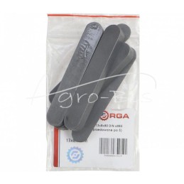 5 vnt - Prizminis raktas 13x8x80 DIN 6885 plienas C45 MORGA - 13x8x80M