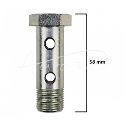 5 vnt - Dvigubas colio perpildymo varžtas 3/8" H17/H17 - SC01 3/8H17/H17