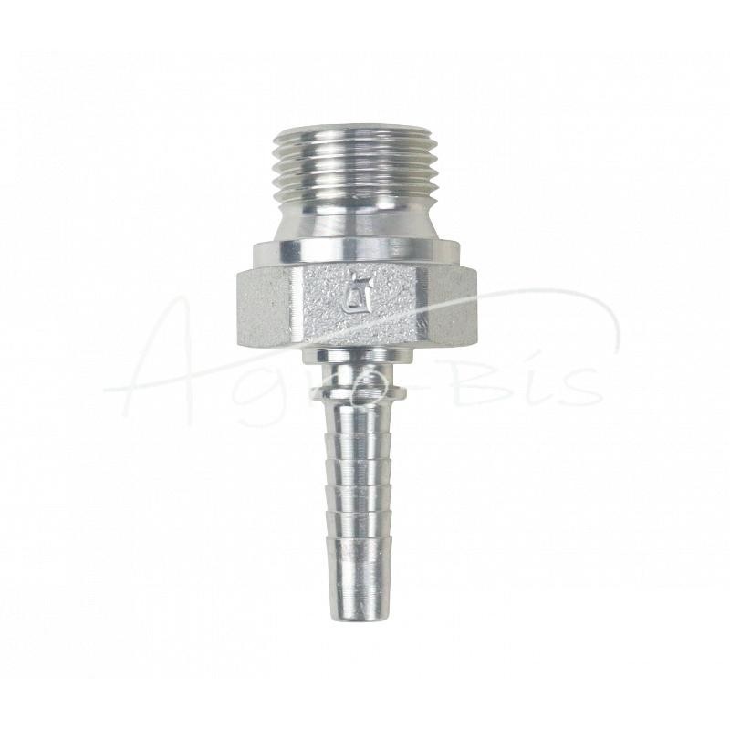 5 vnt - Hidraulinės jungties antgalis AGR DN08 1/2" BSP S22 Premium HYDRAL - AGRDN08G1/2H