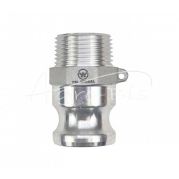 5 vnt - „Camlock“ jungties kištukas, F tipo, aliuminis, 1" x 25 mm, PZL HYDRAL - ZCF25H