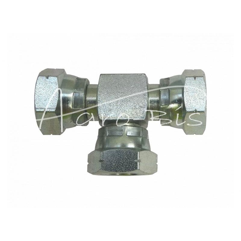 5 vnt - Jungtis – hidraulinė jungtis – AAA 1/4 colio trišakis - HS404