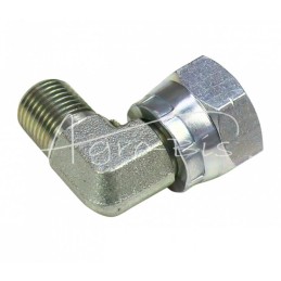 5 vnt - Jungtis - hidraulinė jungtis - alkūnė 90 AB G3/8" - G1/4" - K-AB 3/8/1/4 90