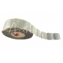 5 vnt - Šviesą atspindinti juosta ritinėlyje, 50 mm pločio, 50 m ilgio, balta - TKB