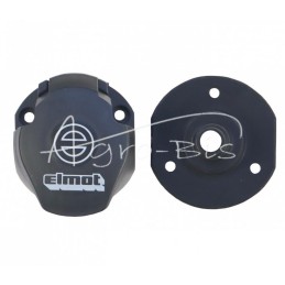 5 vnt - 7 polių plastikinis elektros lizdas su dangteliu, 12/24V, nikeliuoti kištukai, Premium ELMOT - G7OPEL