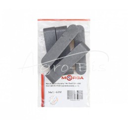 5 vnt - Prizminis raktas 14x15x63 DIN 6885 plienas C45 MORGA - 14x15x63M